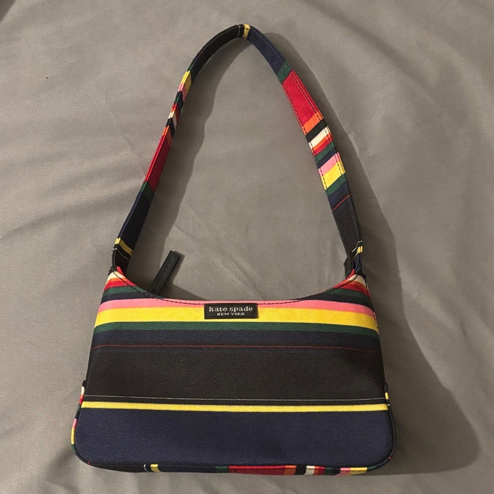 Kate Spade 90s Rainbow Striped Handbag